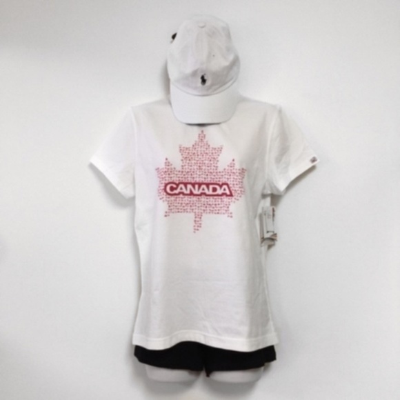 HBC Tops - HBC CANADIAN MAPLE LEAF GRAPHIC SHORT SLEEVE TEE